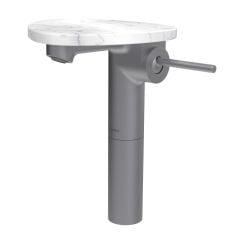 Laufen Ada umyvadlová baterie stojící bílá-ocel HF506714505060