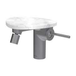 Laufen Ada bidetová baterie stojící bílá-ocel HF506710505060