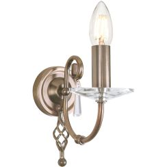 Elstead Lighting Aegean nástěnné svítidlo 1x60 W mosaz AG1-AGED-BRASS