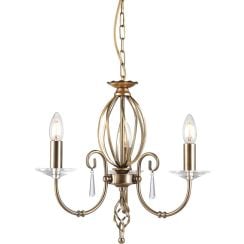 Elstead Lighting Aegean závěsné svítidlo 3x60 W mosaz AG3-AGED-BRASS