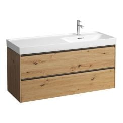 Laufen Meda skříňka 118x45x51.5 cm pod umyvadlo závěsná dub H4217620112671