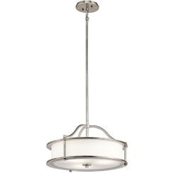 Elstead Lighting Emory závěsné svítidlo 3x60 W KL-EMORY-P-S-CLP