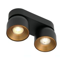 Nordlux Pitcher stropní světlo 2x10 W černá 2310410103