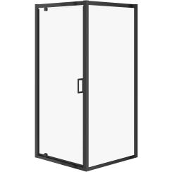 Cersanit Arteco sprchový kout 90x90 cm čtvercový černá matný/průhledné sklo S913-016