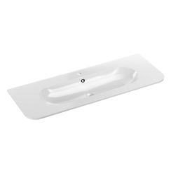 Comad Pure umyvadlo 120x46 cm polokulatý nábytkový bílá PURE WHITE GLOSS UM 120-46