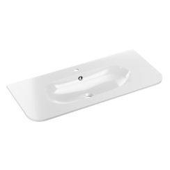 Comad Pure umyvadlo 100x46 cm polokulatý nábytkový bílá PURE WHITE GLOSS UM 100-46