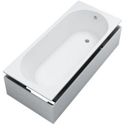 Schedline Solia vana s nosičem 160x70 cm bílá 3WST.SS1P-16070