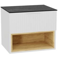 Sada korpus skříňky Excellent Tuto 2.0 MLEX.2171.600.WHBL, deska na skříňku Excellent Tuto 2.0 MLEX.2116.600.MA, MLEX.2151.600.03.WH