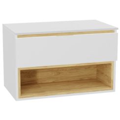 Sada korpus skříňky Excellent Tuto 2.0 MLEX.2171.800.WHBL, deska na skříňku Excellent Tuto 2.0 MLEX.2111.800.WH, MLEX.2151.800.01.WH