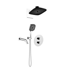 Sada vanová baterie Oltens Katla 34600100, hlavová sprcha Oltens Vann 37008100, 39403100, 39100100, 37108100, 39304100, 37200100