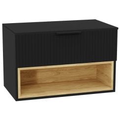 Sada korpus skříňky Excellent Tuto 2.0 MLEX.2171.800.BKBL, deska na skříňku Excellent Tuto 2.0 MLEX.2111.800.BK, MLEX.2151.800.03.BK