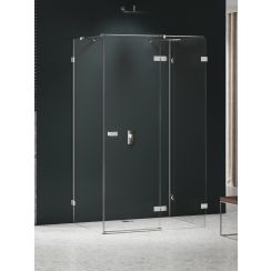 New Trendy Avexa Nickel Brushed sprchový kout 120x120 cm čtvercový kartáčovaný/průhledné sklo EXK-8623