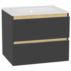 Sada korpus skříňky Excellent Tuto 2.0 MLEX.2172.600.GRBL, umyvadlo Excellent As CEEX.3617.600.WH, MLEX.2151.600.01.GR