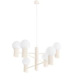 Sollux Lighting Halo závěsné svítidlo 6x8 W béžová SL.1831