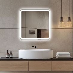 Venti Prima zrcadlo 60x60 cm čtvercový s osvětlením 5905951180236