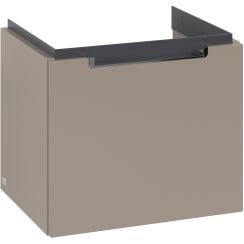 Villeroy & Boch Subway 2.0 skříňka 48.5x38x42 cm pod umyvadlo závěsná šedá A68510VM