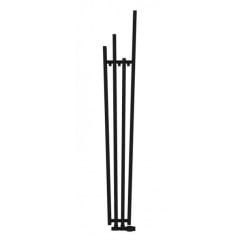 Radox Fan koupelnový radiátor designově 180x28.5 cm černá RX-FA.002T.1800.285