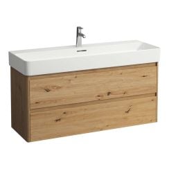 Laufen Base 2.0 skříňka 117x40x51.5 cm pod umyvadlo závěsná dub H4114221082671