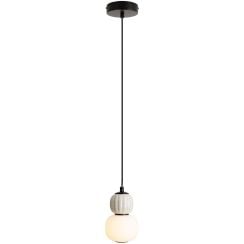 MaxLight Modern závěsné svítidlo 1x5 W šedá/popelavá P0624