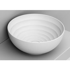 Ceramica Dolomite MOVE umyvadlo 44x44 cm kulatý na pult bílá D310741