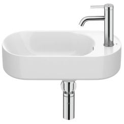 Roca Meridian umyvadlo 50x27.5 cm oválné klasický bílá A327740S00