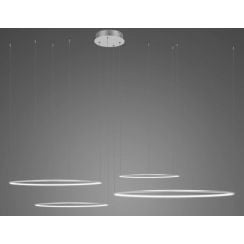 Altavola Design Led Shape závěsné svítidlo 1x106 W stříbrná LA084/CO4_100_in_4k_silver_dimm