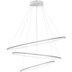 Altavola Design Led Shape závěsné svítidlo 1x68 W stříbrná LA075/P_80_in_3k_silver_dimm