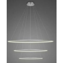 Altavola Design Led Shape závěsné svítidlo 1x68 W stříbrná LA075/P_80_in_4k_silver_dimm