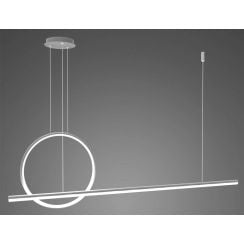 Altavola Design závěsné svítidlo 1x68 W stříbrná LA087/PX143_40_4k_silver_Dali