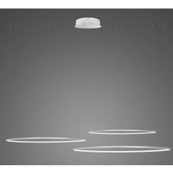 Altavola Design Led Shape závěsné svítidlo 1x68 W stříbrná LA075/CO3_80_in_4k_silver_Dali