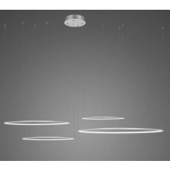 Altavola Design Led Shape závěsné svítidlo 1x106 W stříbrná LA084/CO4_100_in_3k_silver_Dali
