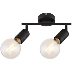 Rabalux Lamar stropní světlo 2x40 W černá 3987