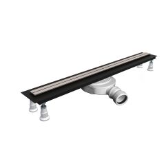 Sada kryt lineárního odtoku Oltens Langan Slim 30020910, rošt odtokového žlábku Oltens Langan Slim 30016300