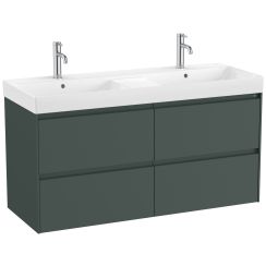 Roca Ona umyvadla se skříňkou 120 cm zelená A851694513