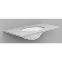 Ceramica Dolomite Agordo umyvadlo 58x42 cm oválné pod pult bílá D320101