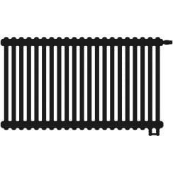 Irsap Tesi 3 pokojový radiátor 56.5x94.5 cm podłączenie spodní černá IRS-TES-3056-21-K1-V