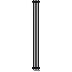 Irsap Tesi 2 pokojový radiátor 180x18 cm podłączenie spodní černá IRS-TES-2180-04-K1