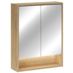 Comad Viola skříňka 60x19x77 cm se zrcadlem dub CREMONA UN 84-60-2D