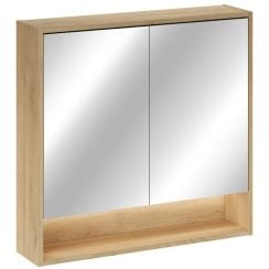 Comad Viola skříňka 80x19x77 cm se zrcadlem dub CREMONA UN 84-80-2D