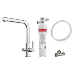 Sada kuchyňská baterie Franke Lina 120.0730.779, filtr pod dřez Franke Clear Water 150.0730.809