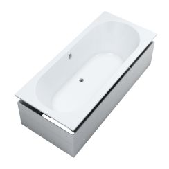 Schedline Celicia White Mat SET vana s nosičem 180x80 cm bílá 3WST.CS1P-18080/B/MG