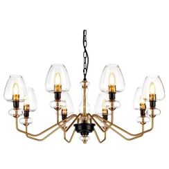 Elstead Lighting Armand závěsné svítidlo x40 W černá-mosaz DL-ARMAND8-AB