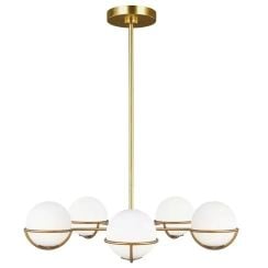 Elstead Lighting Apollo závěsné svítidlo 5x3 W mosaz FE-APOLLO5-BB