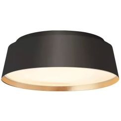 Elstead Lighting Asher nástěnné svítidlo 3x40 W černá-zlatá FE-ASHER-3F-MB