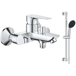 Sada vanová baterie Grohe Start Edge 24198001, sprchová sada Grohe Vitalio Start 27942001