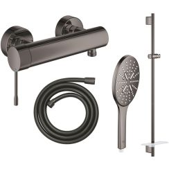 Sada sprchová baterie Grohe Essence 33636A01, sprchová tyč Grohe Rainshower 26603A00, 26574A00, 28388A01