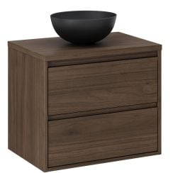 Sada skříňka Comad Viola VIOLA VILLA 82-60-46-2S, umyvadlo Comad Domi UN-DOMI-MB 78249MB, VILLA 89-60-46 L