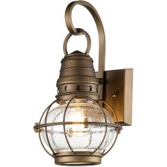 Elstead Lighting Bridge Point venkovní nástěnné svítidlo 1x60 W mosaz KL-BRIDGEPOINT-S-NBR