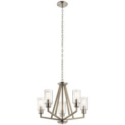 Elstead Lighting Deryn závěsné svítidlo 5x60 W šedá/popelavá KL-DERYN5-DAG