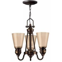 Elstead Lighting Mayflower závěsné svítidlo 3x60 W hnědá HK-MAYFLOWER3